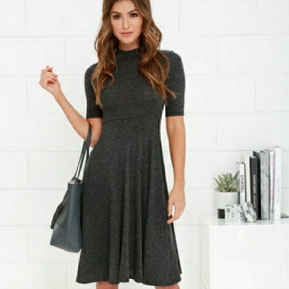 Midi sweater dress