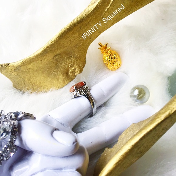 . {UNAKITE} Silver claw cocktail ring 7 - Picture 5 of 8