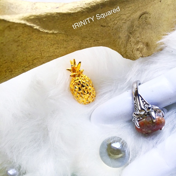 . {UNAKITE} Silver claw cocktail ring 7 - Picture 6 of 8