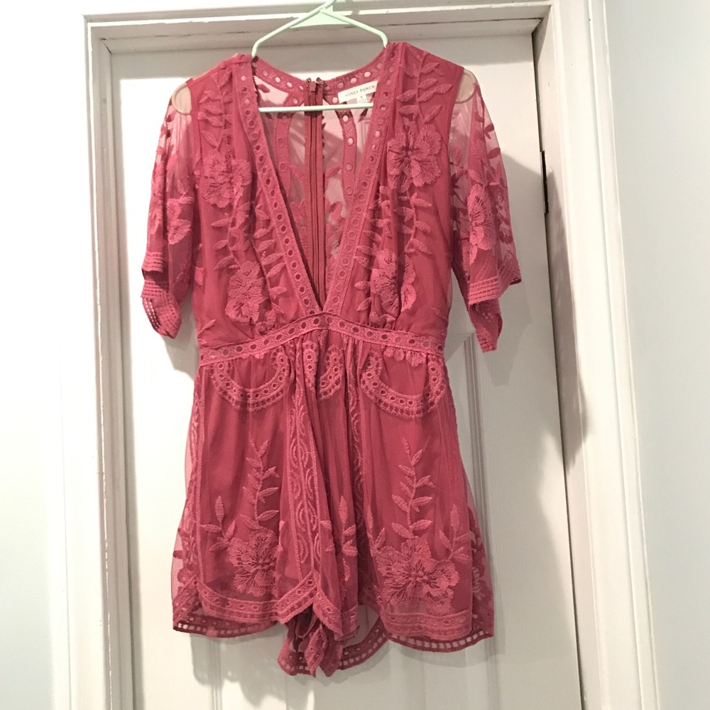Lace romper