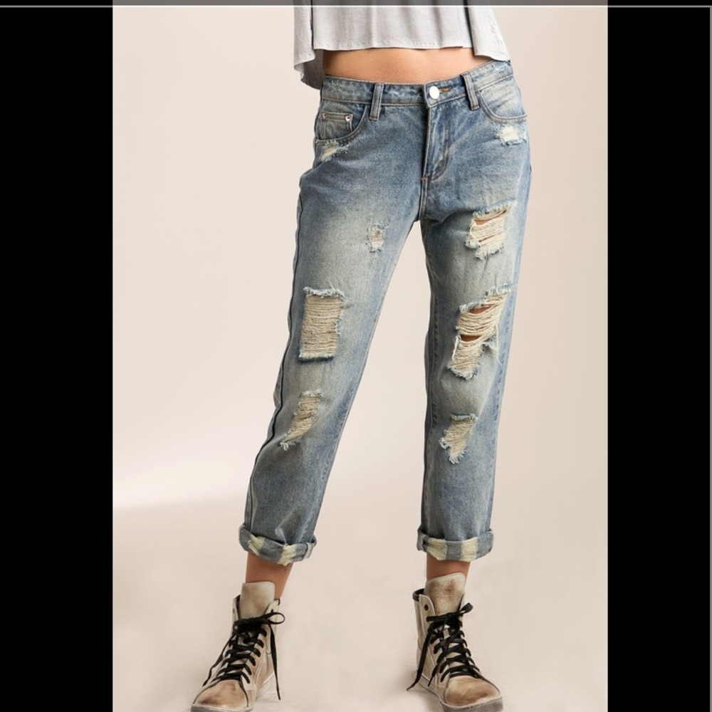 Distressed Jeans