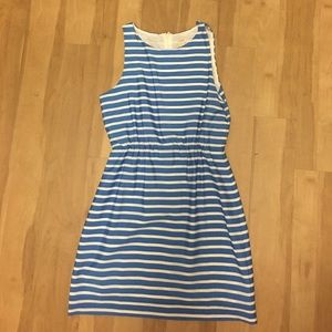 Blue And White J. Crew Dress