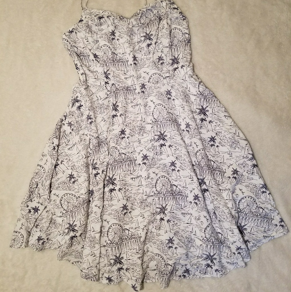 *SOLD*Old Navy Boardwalk print Summer Dress