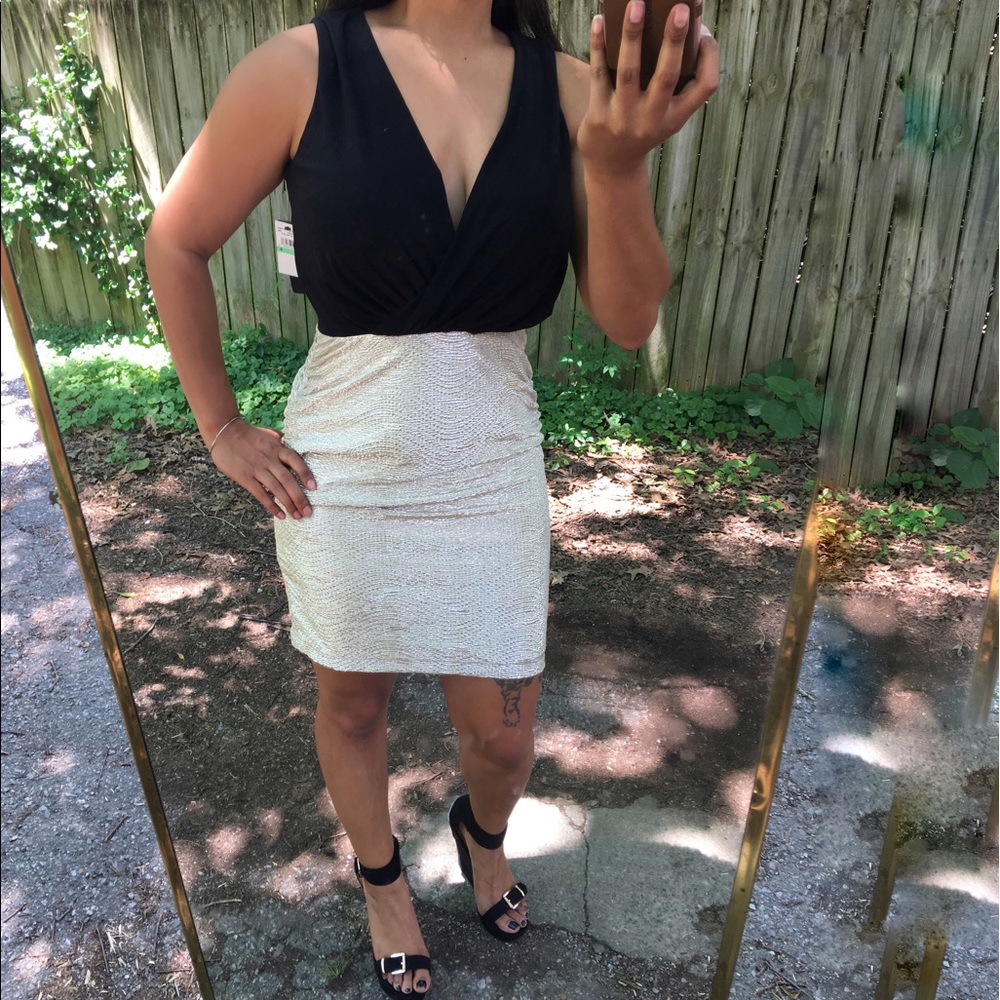 Gold and Black dress NWT