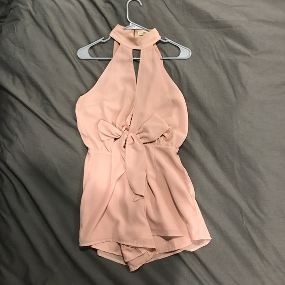 cotton candy la Other - Beautiful blush nude high neck romper