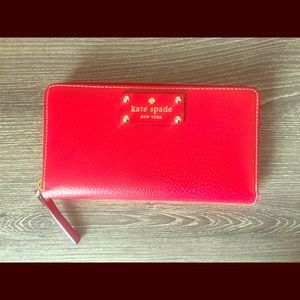 Kate Spade wallet red