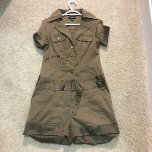 Bebe Green jumpsuit