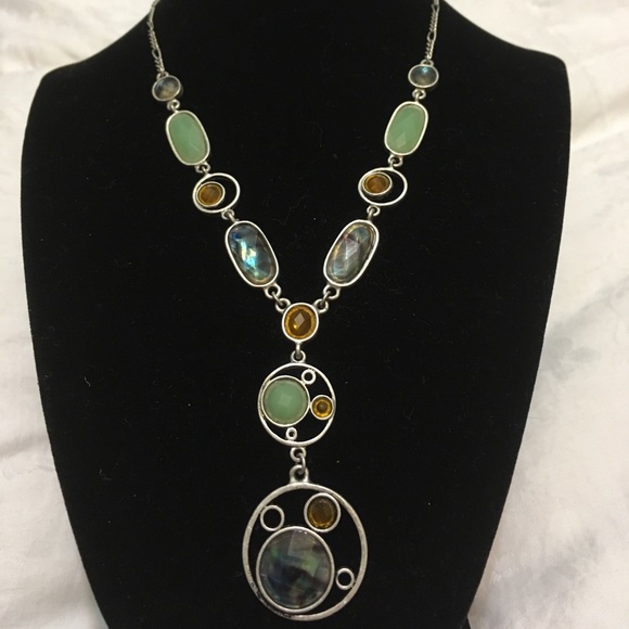 DONATED! Boho Necklace & Earrings Set - Picture 2 of 8