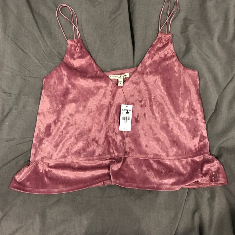 Express #velvet top 💕