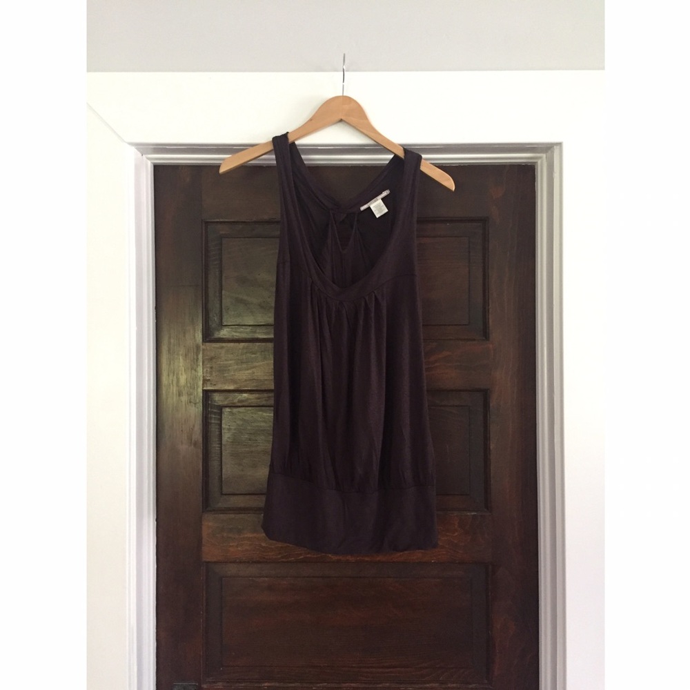Anthropologie Brown Top