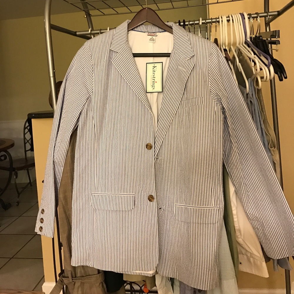 Seersucker blazer