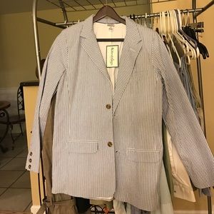 Seersucker blazer