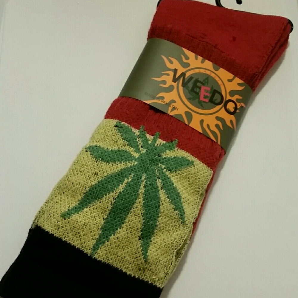 Men's DIRTY LEAF crew socks NEW