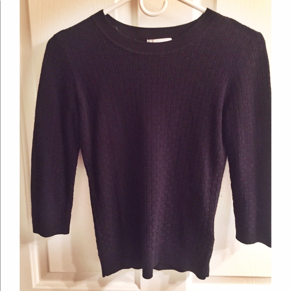 H&M Black Fitted Sweater