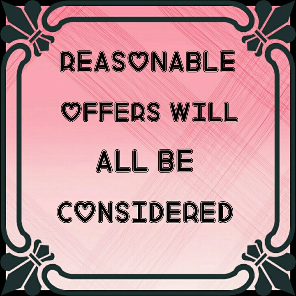 Taking reasonable offers