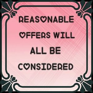 Taking reasonable offers