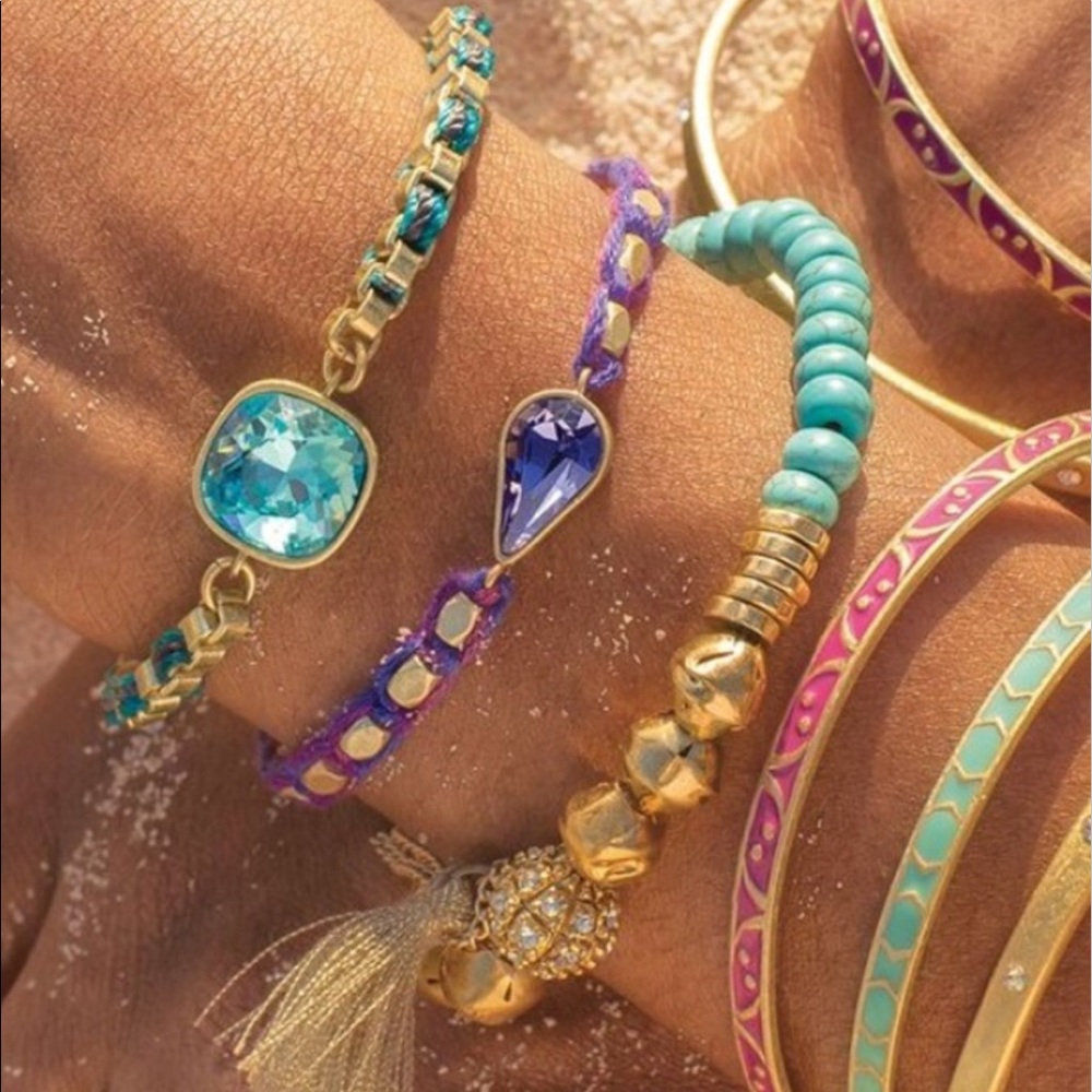 Silpada Caribbean Cool stretch bracelet NWT - Picture 2 of 4