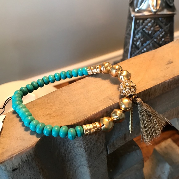 Silpada Caribbean Cool stretch bracelet NWT - Picture 4 of 4