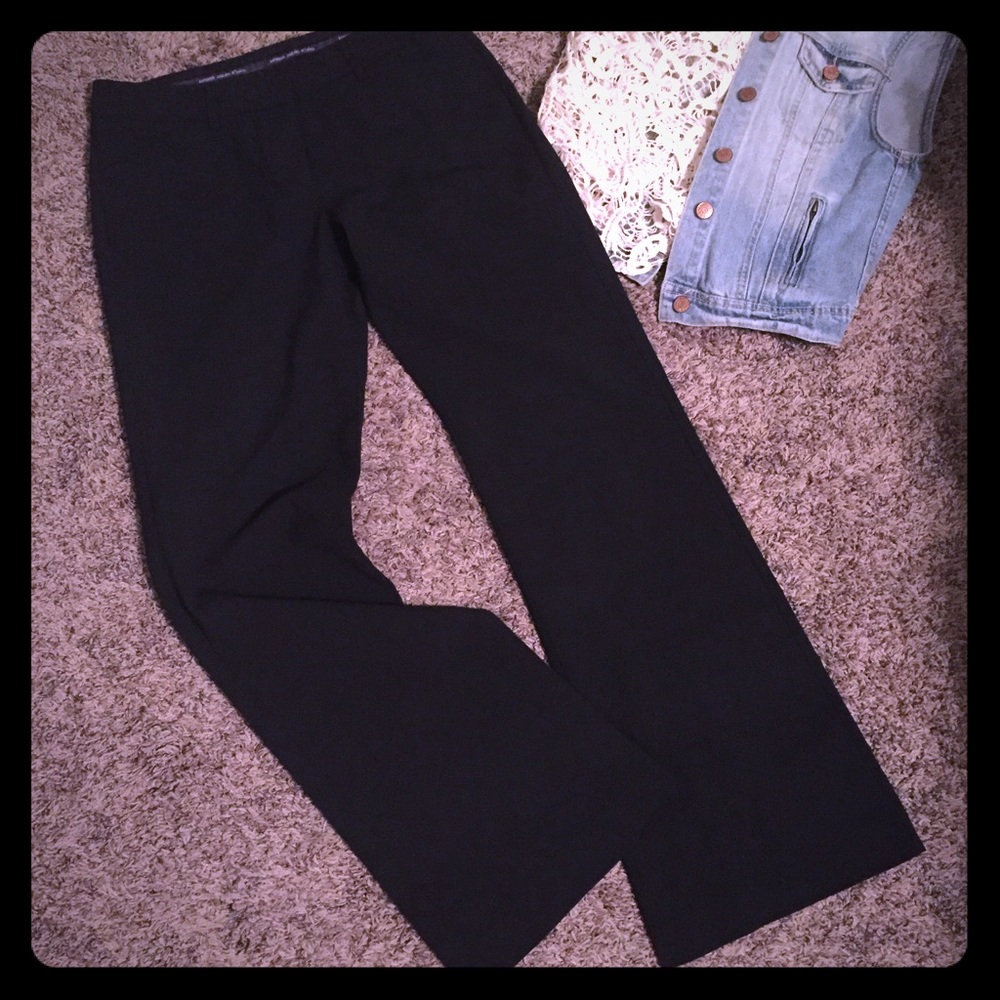 Express black editor slacks pants size 4