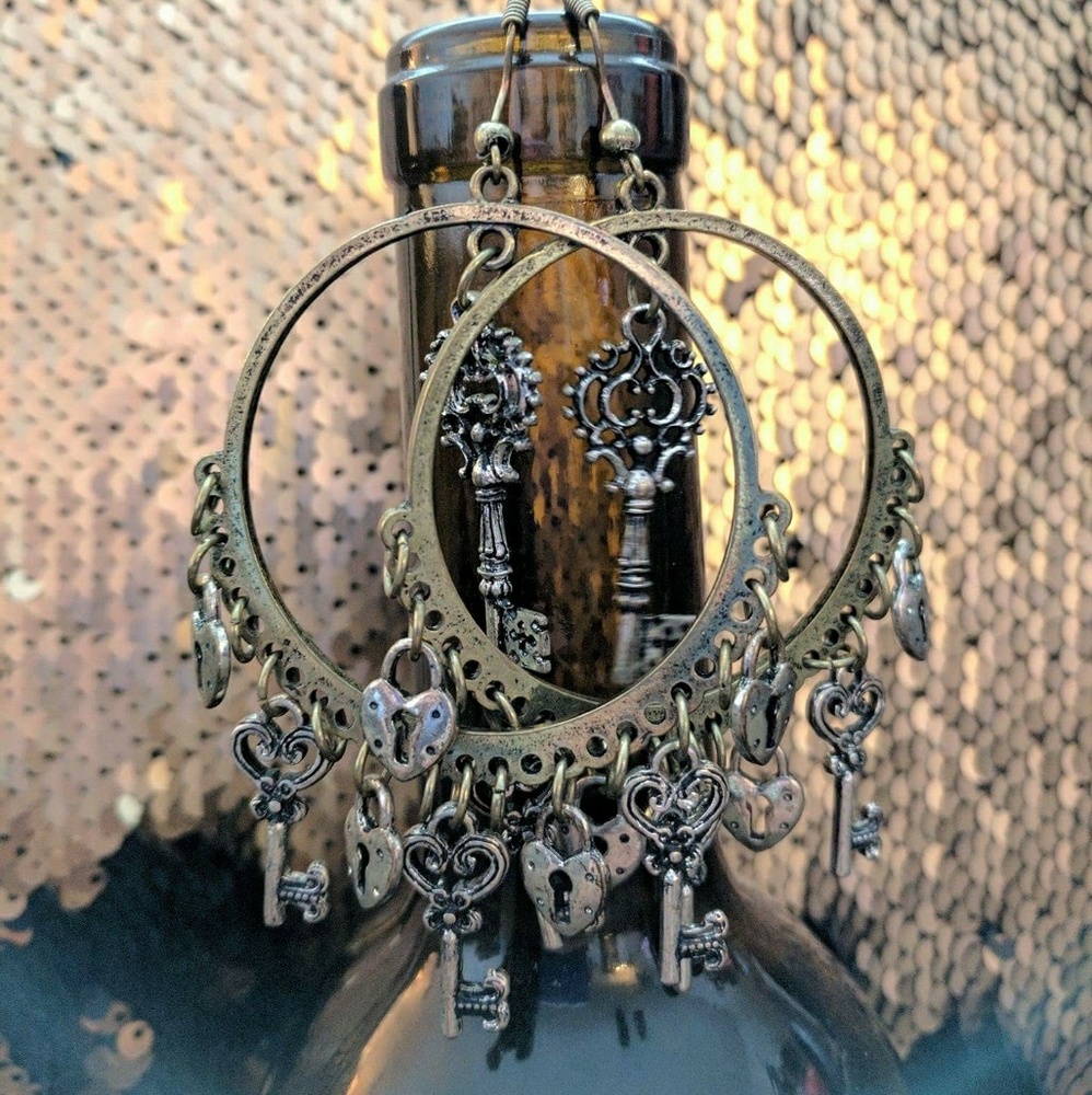Key earrings
