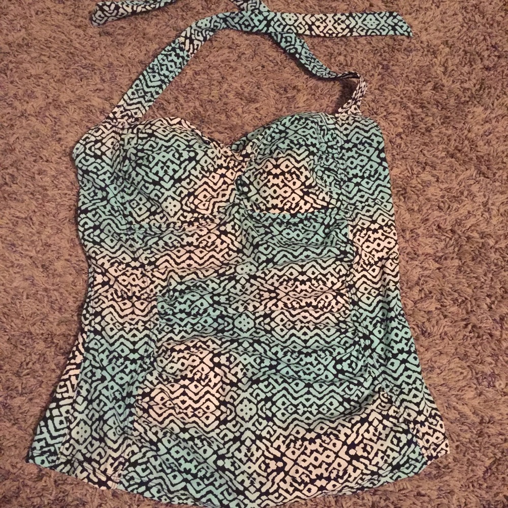 Spanx assets swim top tankini medium
