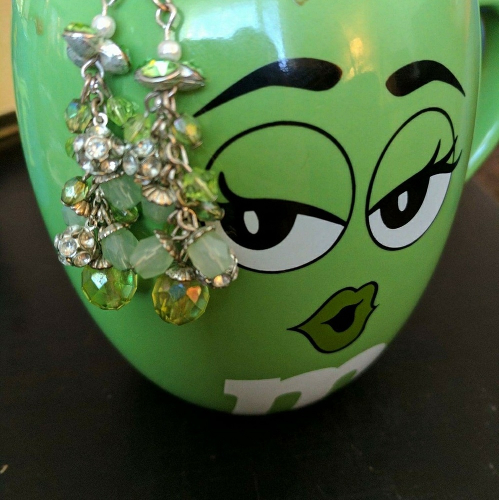 Beautiful green earrings