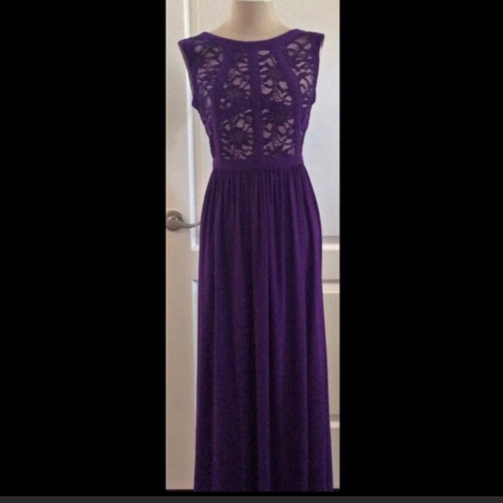 Purple gown