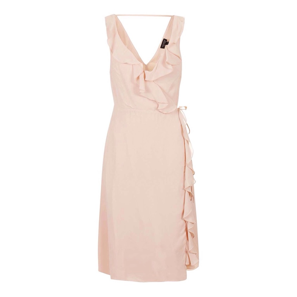 Topshop Ruffle Wrap Dress - Picture 4 of 4