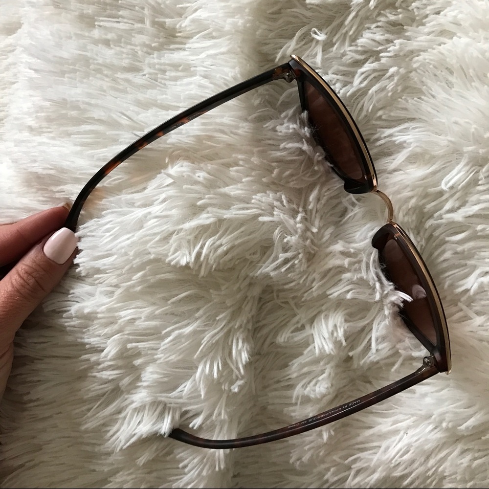 NEW 🌹✨ ROSE GOLD CAT EYE REFLECTIVE TORTOISE - Picture 4 of 7