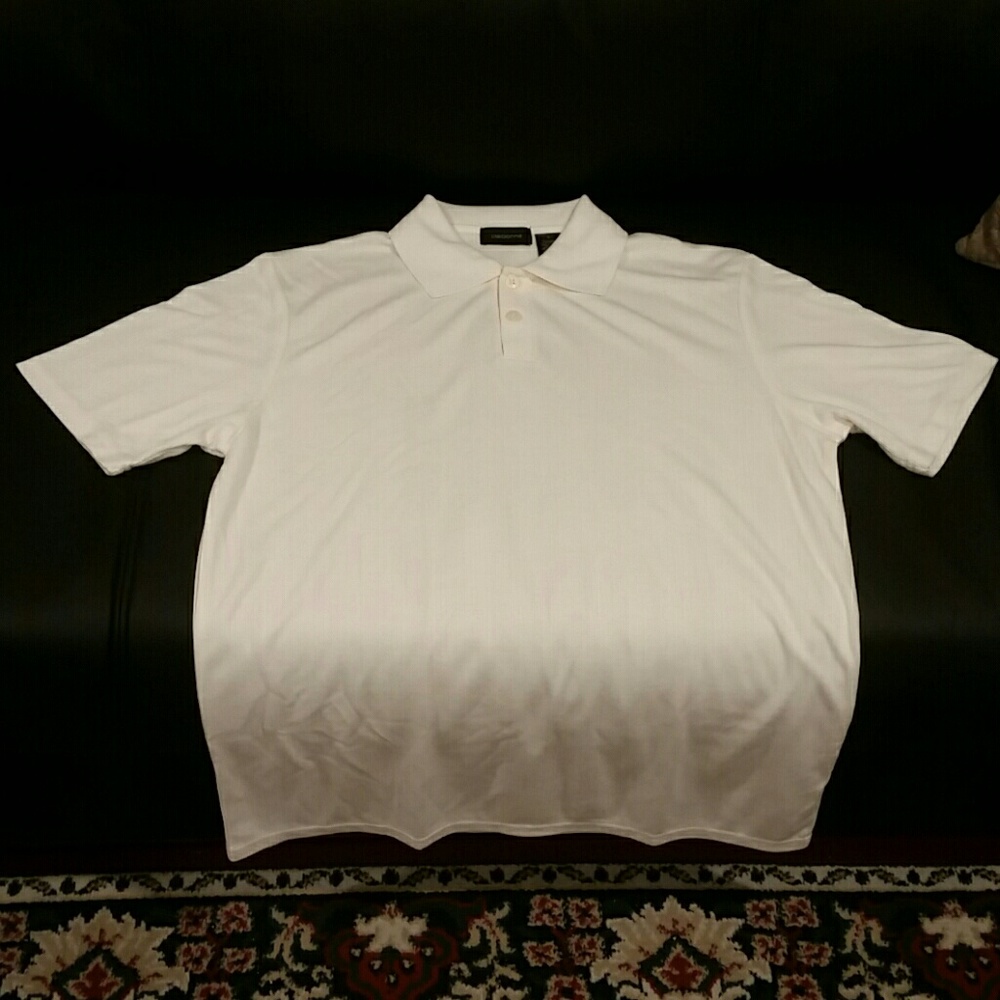 Liz Claiborne Men's Polo Shirt - New, Sz M, White
