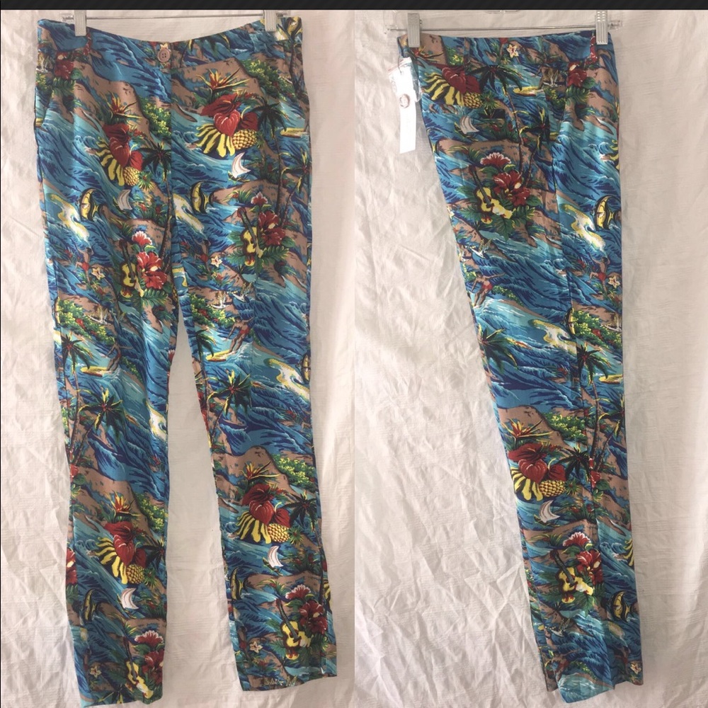 NEW ASOS Hawaiian Print Pants, Size M