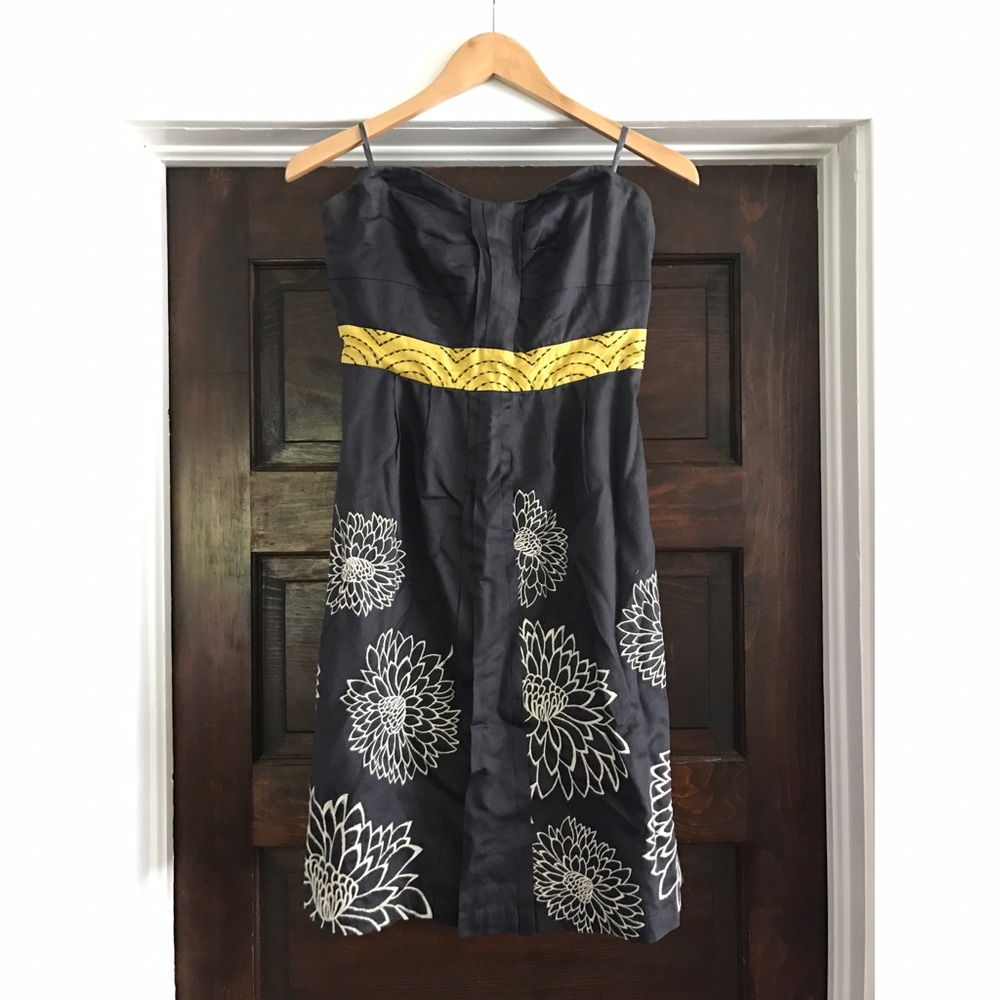 Anthropologie Navy Dress