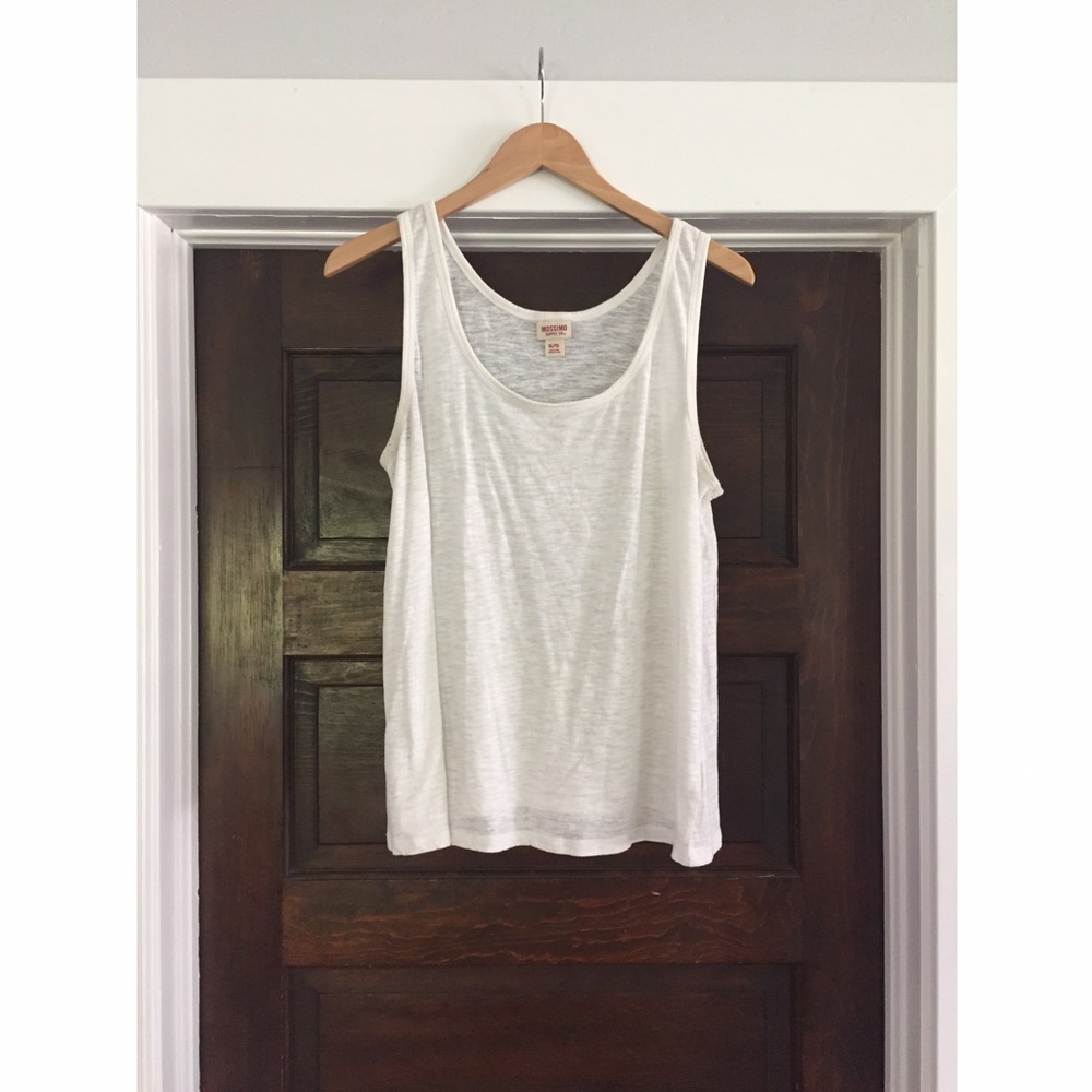 Mossimo white tank top