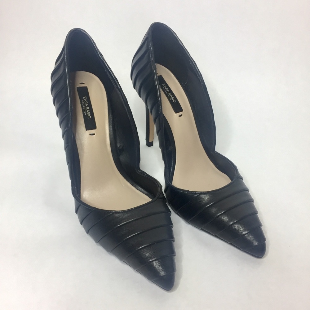 Zara Black High Heel Pumps