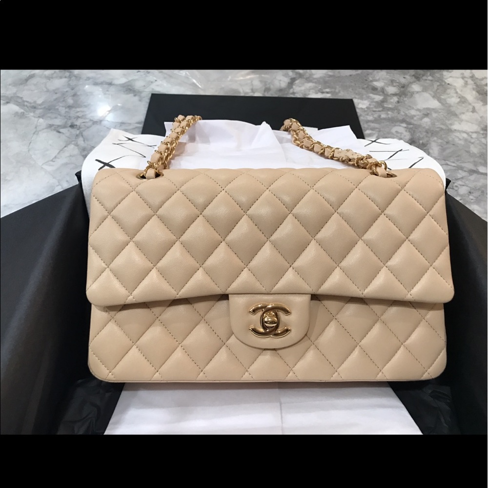 Chanel double flap medium bag