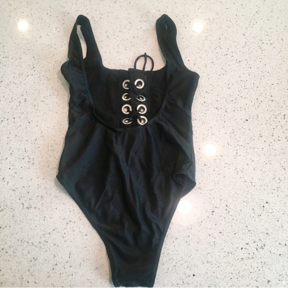Lace Me Up Black One piece - Picture 3 of 5