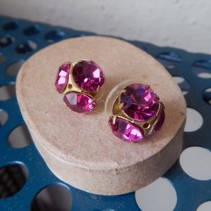 John Wind Jewelry - John Wind Red Rhinestone Earrings & Necklace John Wind Jewelry - John Wind Red Rhinestone Earrings & Necklace