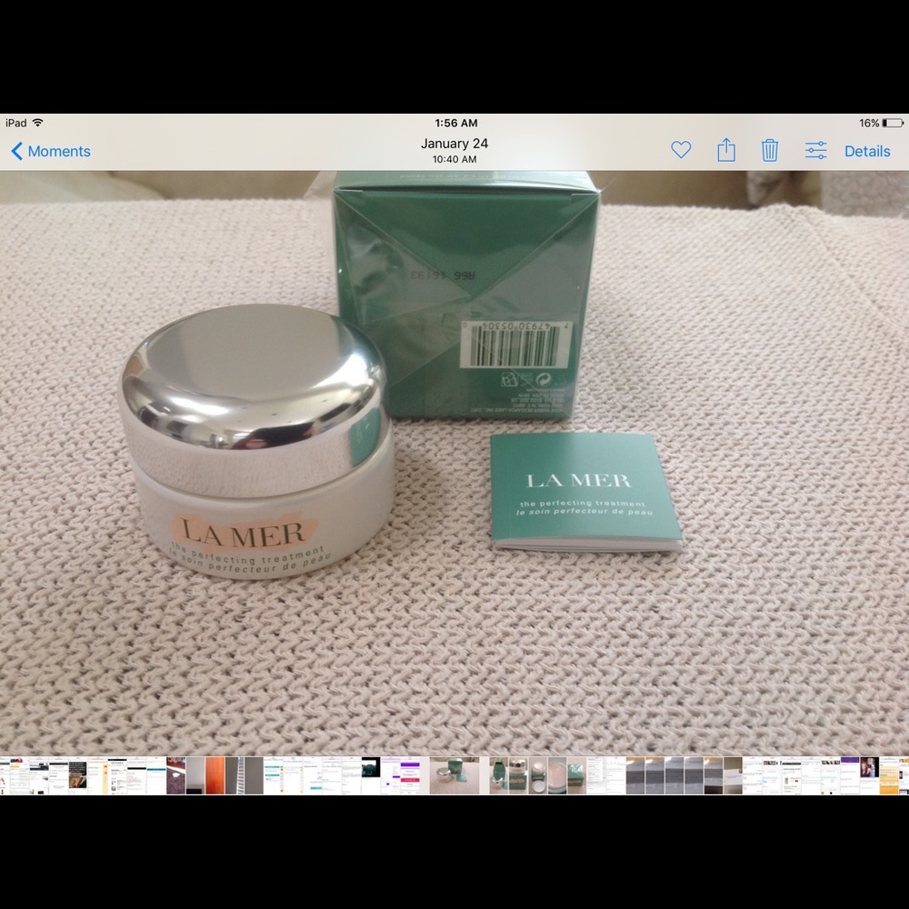 La Mer Perfecting Treatment Full size Used 5 times