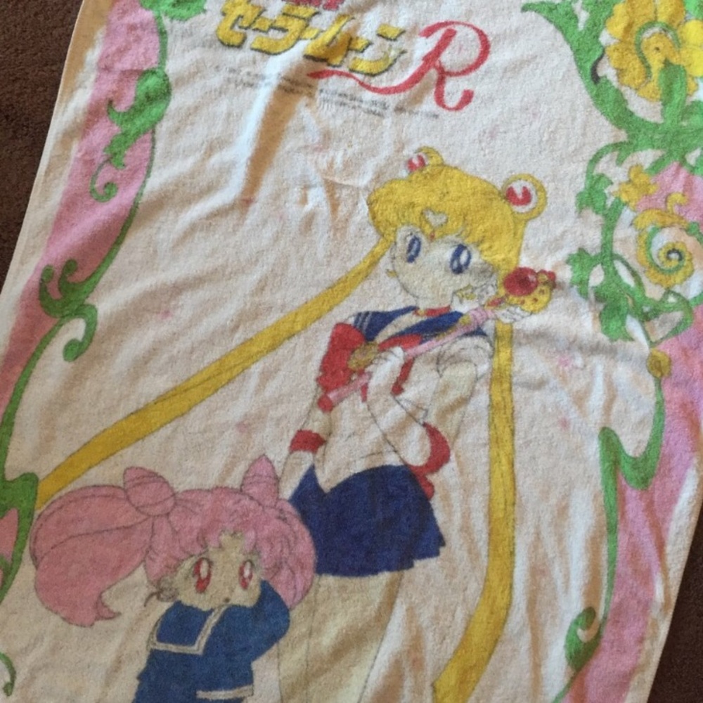 Vintage sailor moon towel