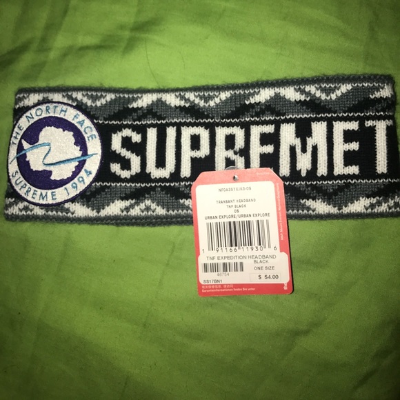 TNF Expedition Headband Black - Picture 3 of 4