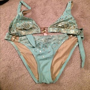 Victoria's Secret gold star bikini