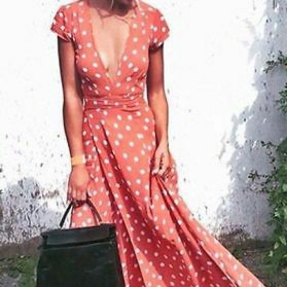 Red Boho Beauty Dress - Picture 6 of 7