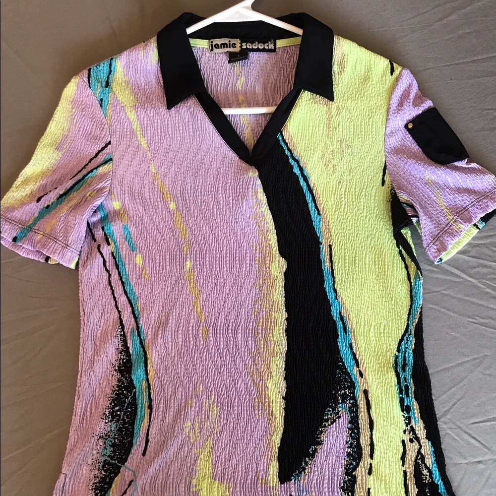 Jamie Saddock, 80s Style Workout/Sports Top!