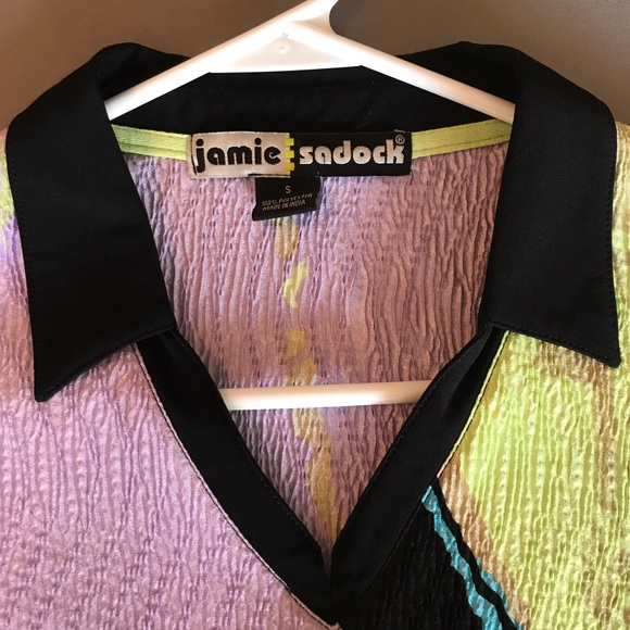 Jamie Saddock, 80s Style Workout/Sports Top! - Picture 2 of 3