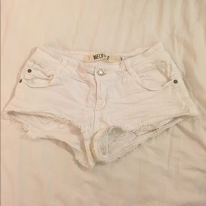 Brandy Melville white shorts
