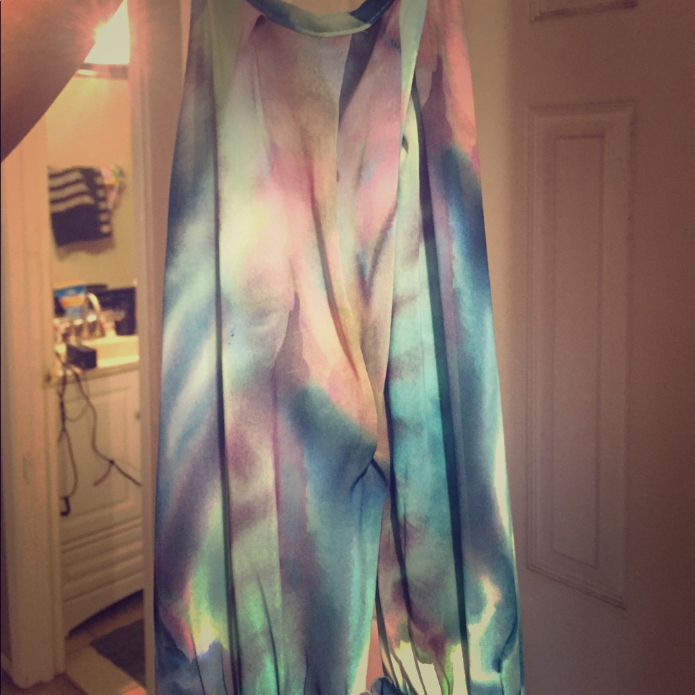 Water colored dress