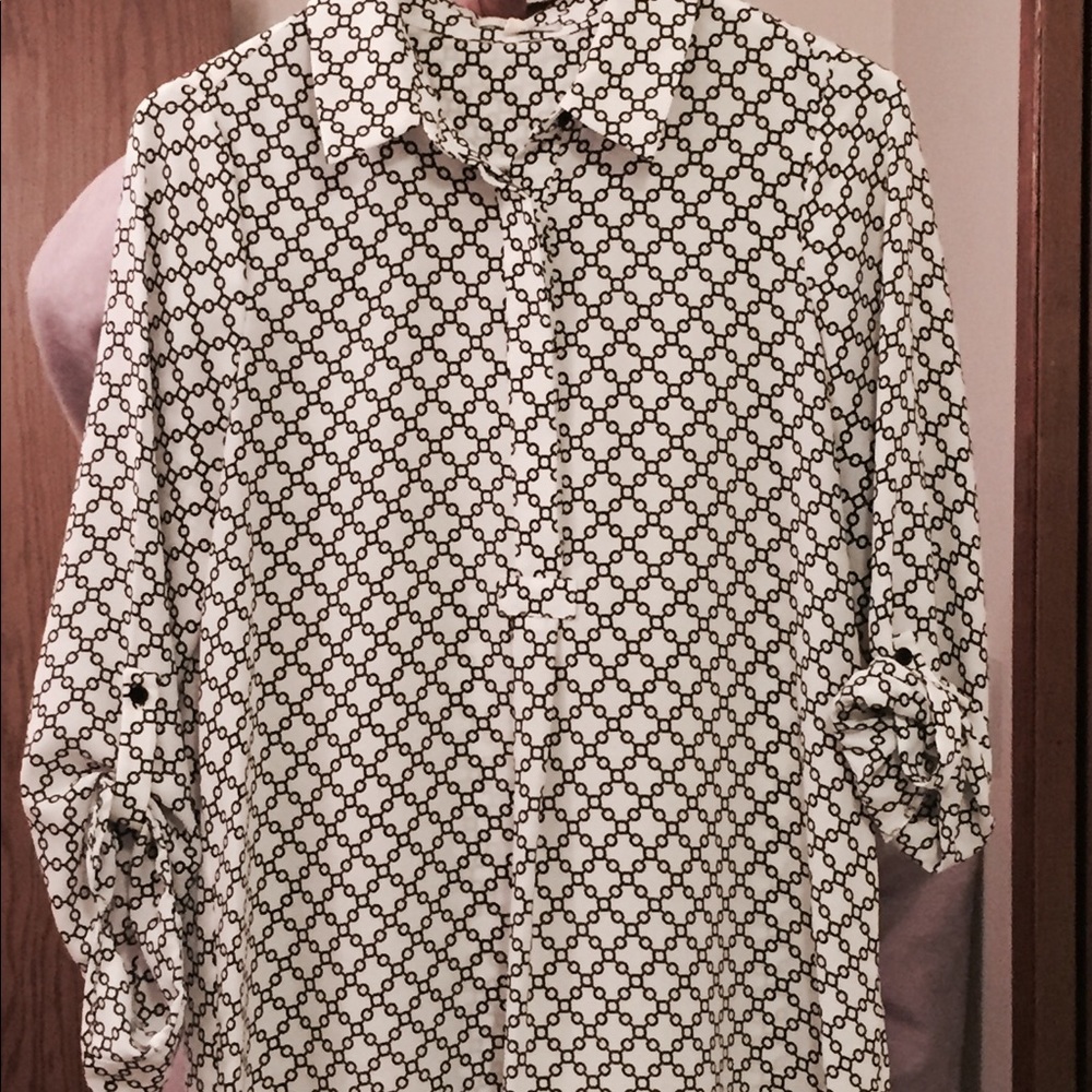 Pleione blouse, XS, high-low cut, EUC