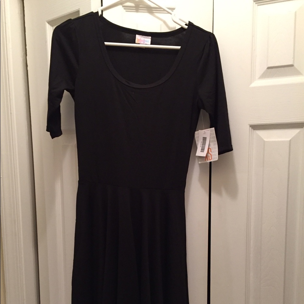Black Lula Roe Nicole dress