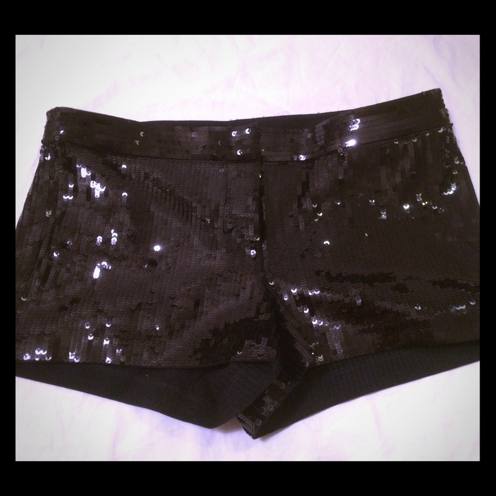 Sequin shorts