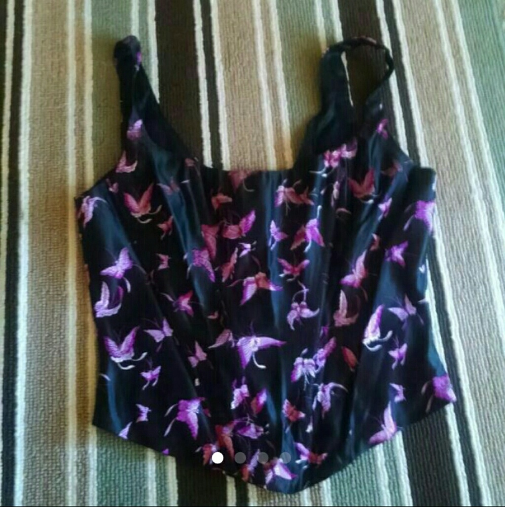 Butterfly corset top